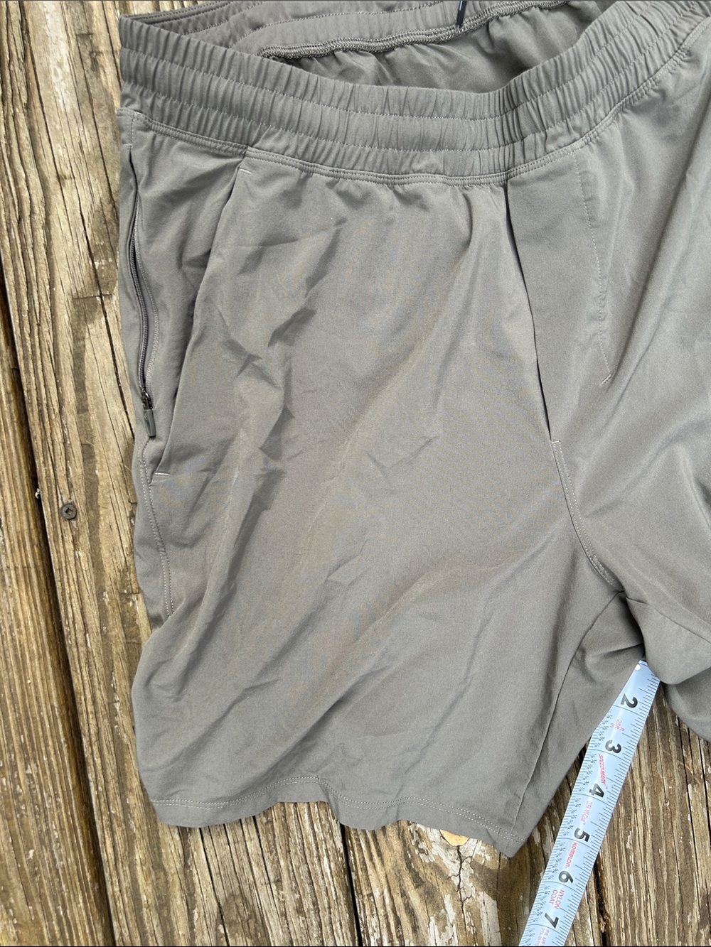 lululemon athletica Gray Athletic Shorts - Picture 3 of 3